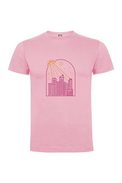iLovePrints Neon Alien Skyline Tshirt