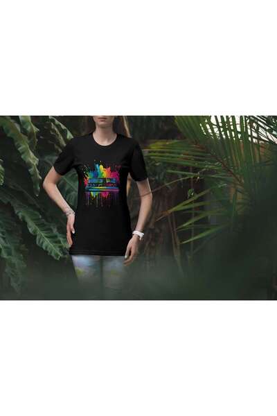 iLovePrints Colorful Music Mixer Tshirt