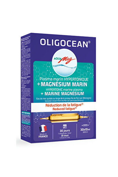 Oligocean Magneziu marin aquamag si plasma marina hipertonica 30 fiole x 10 m...