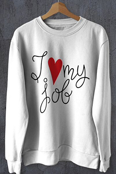iLovePrints Μακρυμάνικη Μπλούζα I Love My Job