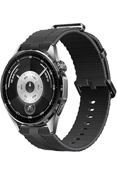 dado 22mm Striped Silicone Strap Compatible with Huawei GT6/GT5 Pro/GT5/GT4/G...