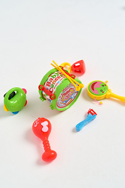Zadem Store Baby Drum and Rattle Set - Musical Instruments for Babies - Sound...