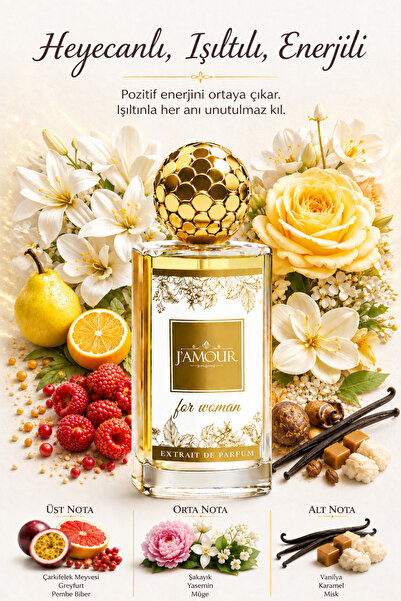 J'AMOUR EAU DE PARFUME W349 Car.Her La Bomba Kadın Parfüm 50 ml Yoğun Kalıcı ...
