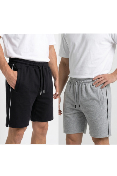 STRAVON Men's Comfortable Fit Summer Shorts with Side Pockets and Zipper