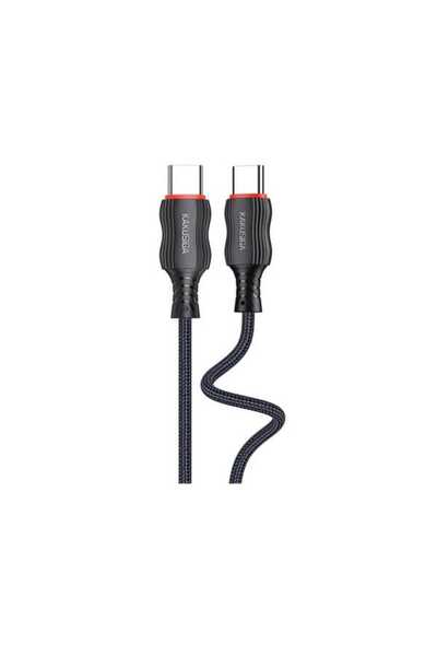 KAKUSİGA Καλώδιο USB-C – USB-C, 2m, Μαύρο