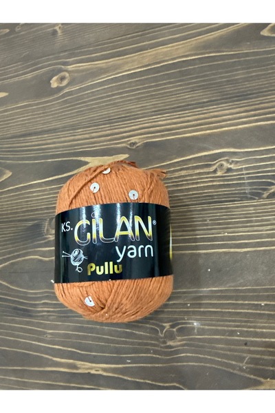 SÜSLÜTASARIM Koton pullu ip (50 gram) kiremit