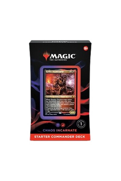 Magic The Gathering Magic: The Gathering Pachete Starter Commander: Chaos Inc...