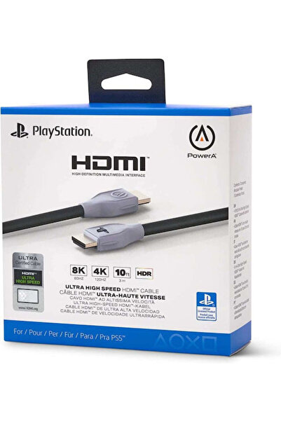 Powera HDMI 2.1 Υπερυψηλής Ταχύτητας 48Gbps 4K 120Hz HDR VRR Καλώδιο HDMI Αρσ...