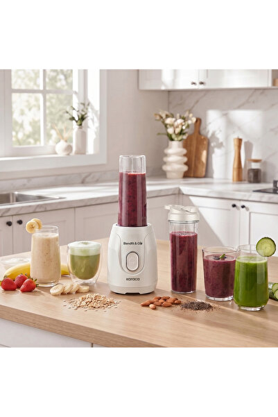 Karaca Blendfit Go Personal Kişisel Smoothie Blender Çift Hazne Starlight 600...