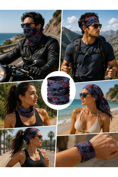 Bandana Unisex buff maska za vrat, multifunkcionalna maska za lice za vanjsku...