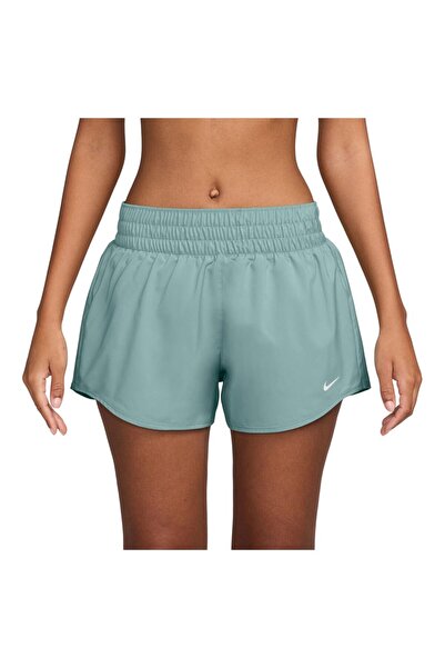 Nike Pantaloni scurți de damă One Dri-FIT, cu talie medie, căptușiți, de 3 inci.