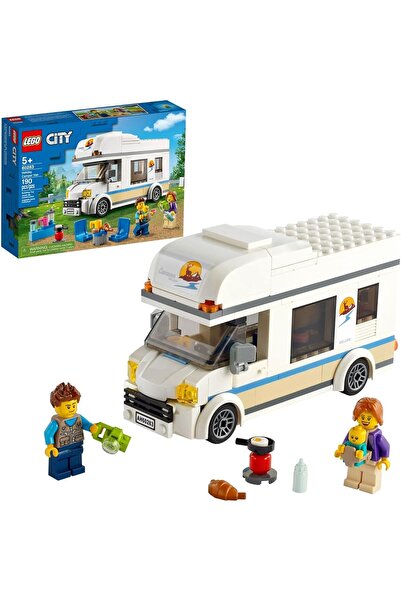 LEGO مجموعة بناء سيتي هوليداي كامبر فان 60283؛ لعبة رائعة للأطفال في العطلات،...