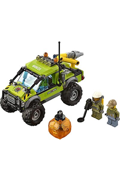 LEGO مجموعة بناء شاحنة استكشاف البركانات سيتي فولكان إكسبلوررز 60121 (175 قطعة)