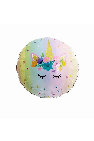 MP Mirific Party Balon din folie în formă de unicorn, multicolor, 45 cm