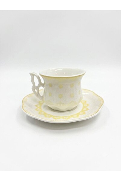 Altabi Porcelain Coffee Set for 6 People |   Special Design |   90 ml