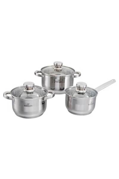 Bohmann Set de 6 piese, Bohmann, 7 straturi, Argintiu, BH06-175