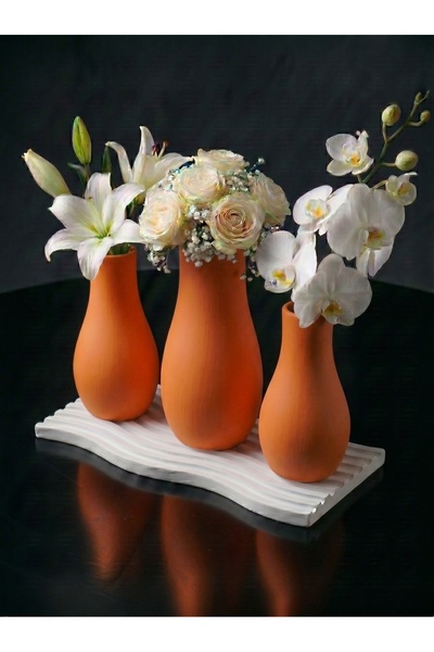 CANSEB Elegance Elegance Series - Set of Four Vases - Colorful - Decorative S...
