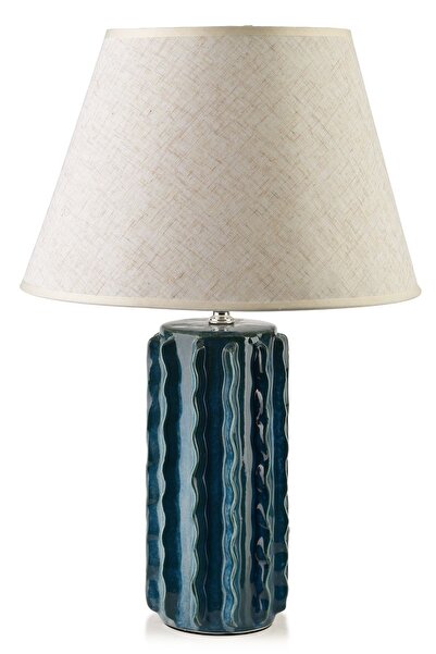 MONDEX Lampă de masă ceramică LETI 11.5x30x45 cm Gri 1 buc.