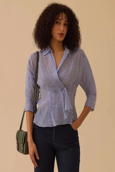 Rain and River Double breasted shirt
