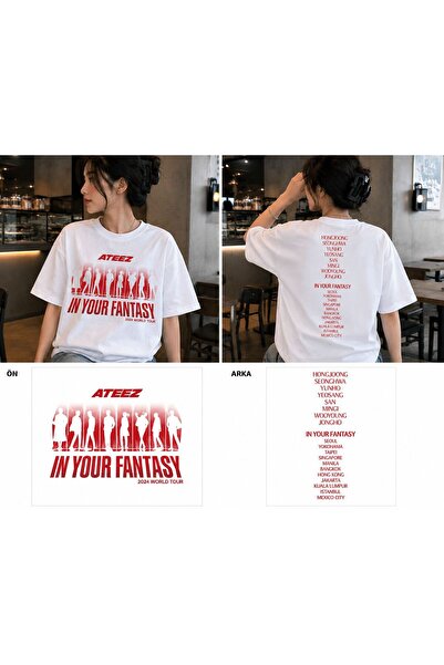 Rbgstore ATEEZ In Your Fantasy World Tour İstanbul 2026 Siyah Oversize K-Pop ...