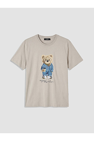 LC Waikiki Sparkling Choices from Shining Store Standard Fit Teddy Printed Me...