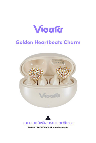 Vioara Charms زينة متوافقة مع سماعات الأذن (قطعتان)