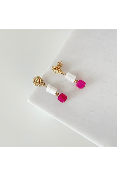 Vesce Atelier Lunaria Natural Stone Earrings