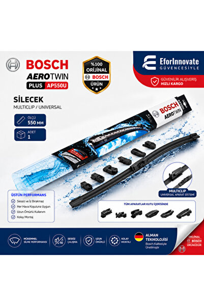 Bosch Orijinal 3397006949 Aerotwin Tekli Silecek Süpürgesi 550 mm