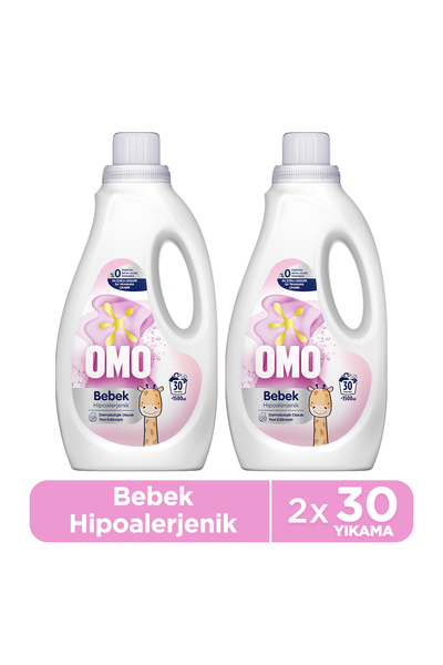 Omo Bebek Sıvı Deterjan 1500 ml x2