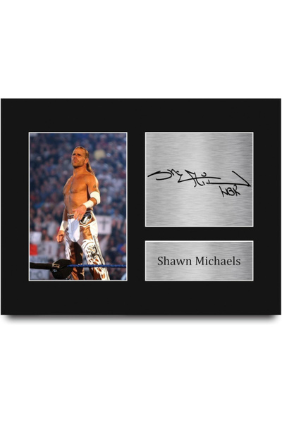 HWC Trading Shawn Michaels Gifts Signed Printed Autograph WWF WWE Wrestling P...