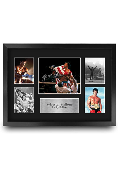 HWC Trading Sylvester Stallone Rocky 16 x 12 inch (A3) Printed Gifts Signed A...