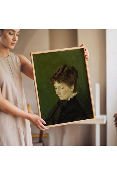 Pegziz Portret Hans Thoma Ida Müller |   Poster de artă cu portret clasic de ...