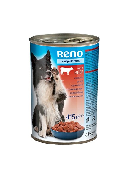 Reno Hrana Umeda Pentru Caini, Adult, Vita, 415 g