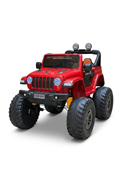 niyazi Children's Electric Four-Wheel Car with Giant Tires and Vibration Func...