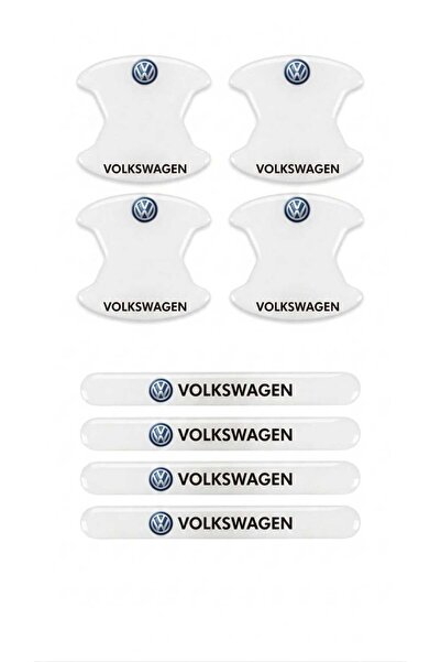 İntervex Global Premium Kapı Kolu Çizik Önleyici (8’li Set) – Şeffaf / Araç M...