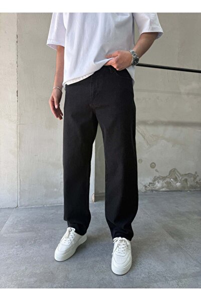 DIFRANSEL JEANS Espiga Black Baggy Jean