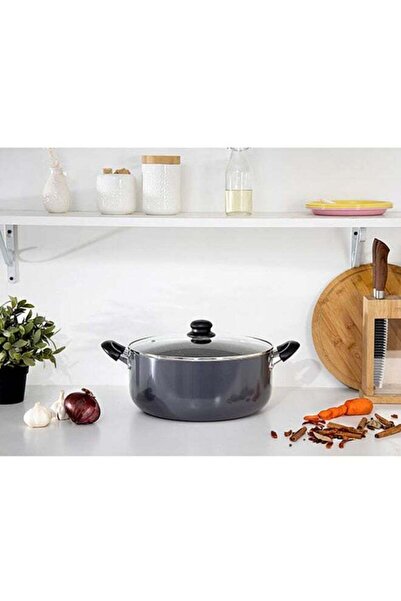 DELCASA Non-Stick Aluminum Casserole Gray 26cm