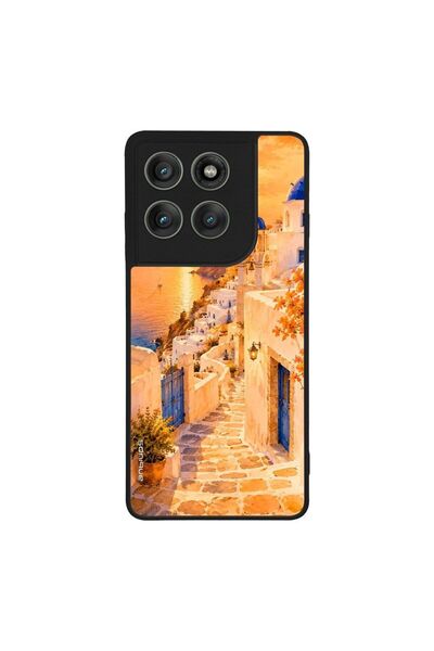 Sonique Θήκη Greek Island Muse Series για Motorola Edge 60 Pro 5G Ηλιοβασίλεμ...