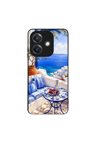 Sonique Θήκη SoniqueGreek Island Muse Series για Oppo A40 Θέα του Αιγαίου