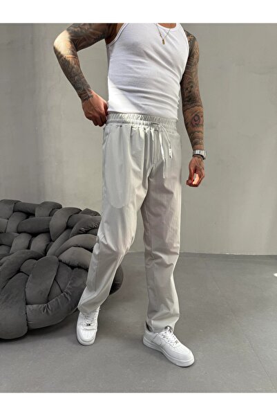 viking's line Gri Paraşüt Kumaş Pantolon