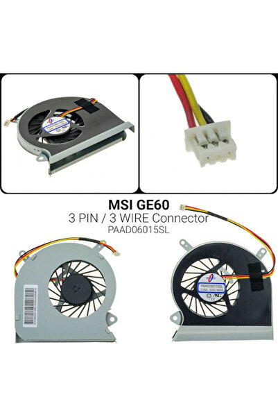 MSI Ανταλλακτικός ανεμιστήρας φορητού υπολογιστή για GP60 GE60 16GA