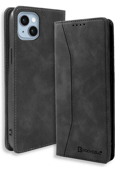 OEM Book Synthetic Leather / Leather Black (iPhone 15) Code: BB-00001