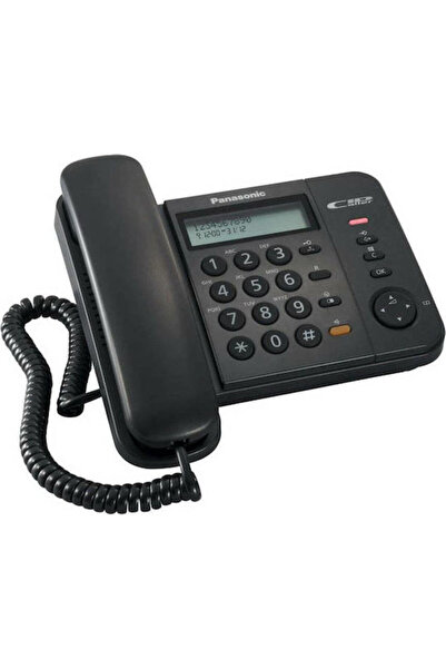 PANASONIC KX-TS560 Ενσύρματο Τηλέφωνο Γραφείου Μαύρο KX-TS560EX2B