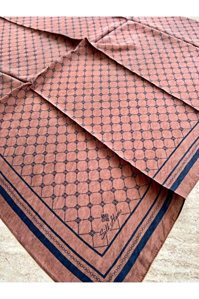 Silk Home وشاح أوليندا باللون البني