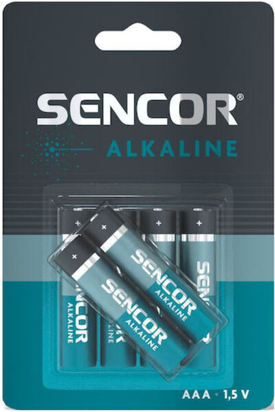 Sencor Αλκαλικές Μπαταρίες AAA 1.5V 6 τεμάχια Κωδικός: SBA LR03