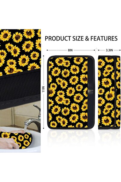 Bahgeti Advocator Sugar Skull Flower Printed Car Seat Belt Shoulder Pad for W...