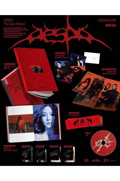 tays store Aespa - 2nd Album [LEMONADE] WDA Ver.