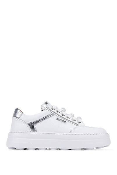 Tamer Tanca Women's Genuine Leather White Sneakers & Sports Shoes