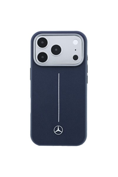 Mercedes Benz Husă MagSafe din piele semi-înfășurată Mercedes-Benz Iconic Lin...