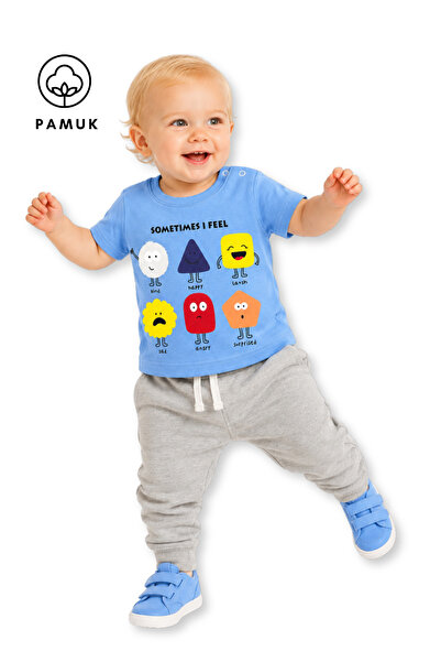 difa kids Cute Printed Casual Short Sleeve Summer Baby Boy T-Shirt
